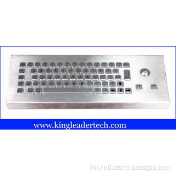 Specially designed desktop IP68 65 keys industrial keyboard